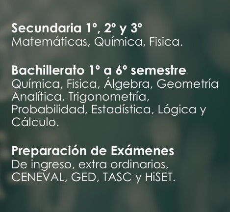 ¿Cómo sé si necesito un tutor particular? 3 Clases de regularización de matemáticas en tijuana.