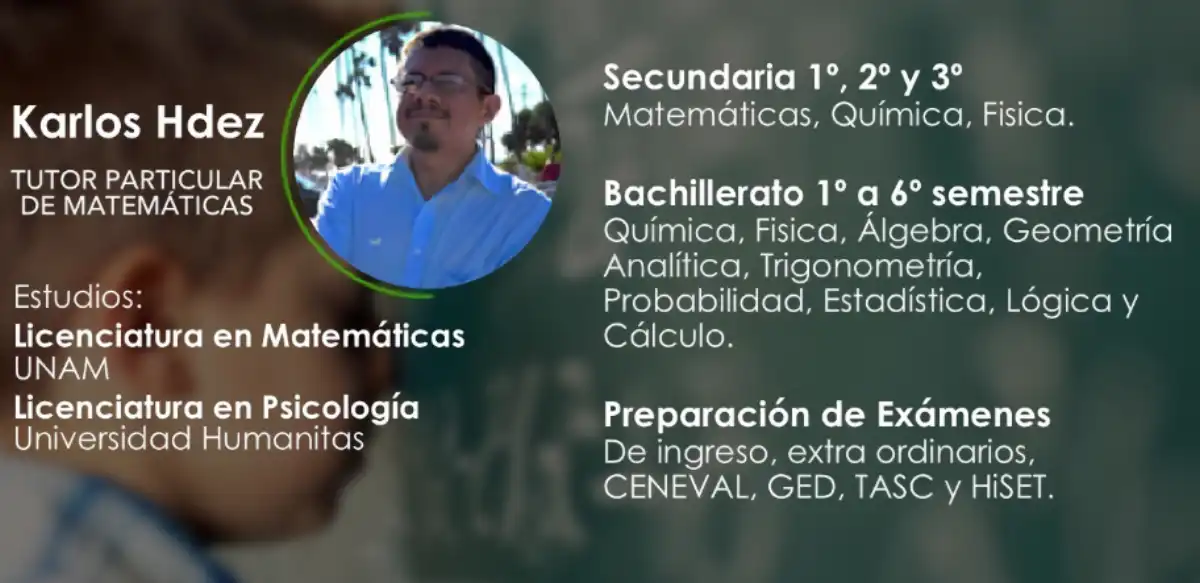 🧠 Clases Individuales de Matemáticas, Física y Química 1 Clases de regularización en Tijuana
